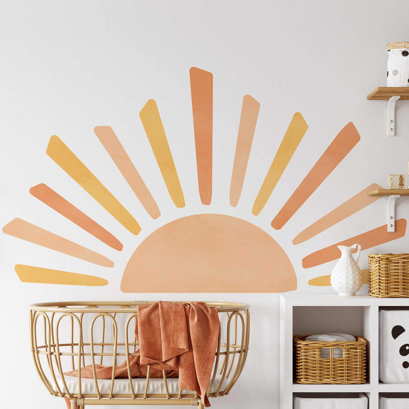 Large Rising Sun Wall Decal SirFace Graphics